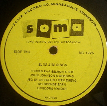 Slim Jim (16) : Sings Nikolina And Other Favorites (LP, Album, Comp, RE)