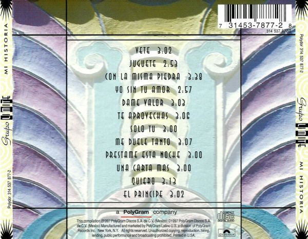 Grupo Límite : Mi Historia (CD, Comp, Ltd)