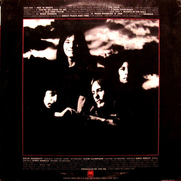 Humble Pie : Smokin' (LP, Album, Ter)