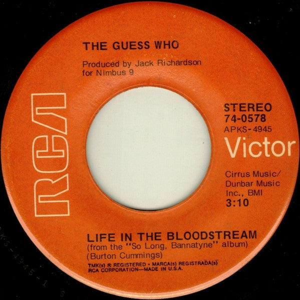 The Guess Who : Sour Suite (7")