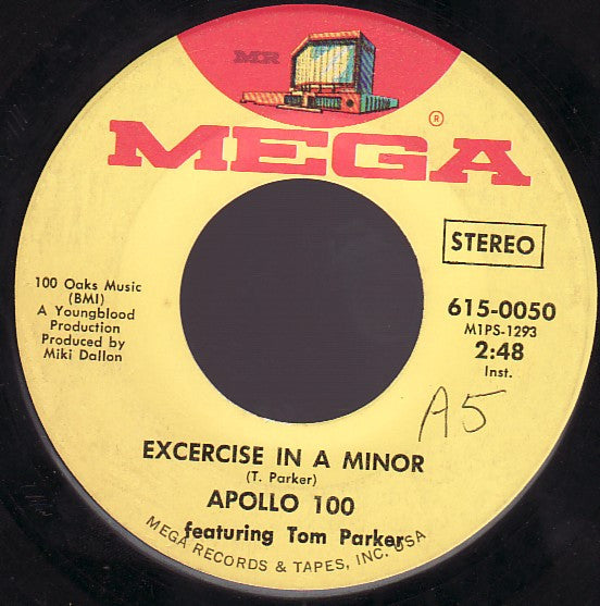 Apollo 100 Featuring Tom Parker : Joy / Excercise In A Minor  (7", Single)