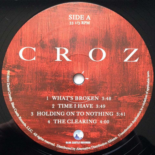 David Crosby : Croz (LP + 12" + Album, 200)