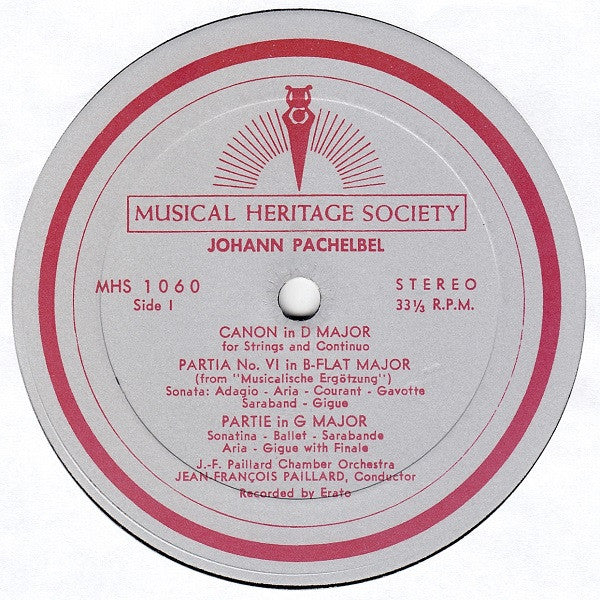 Johann Pachelbel, Johann Friedrich Fasch, Maurice André, Pierre Pierlot, Jacques Chambon, Jean-François Paillard Conductor Of The J.-F. Paillard Chamber Orchestra* : Canon In D Major / Partia No. VI In B-Flat Major / Partie In G Major / Trumpet Concerto In D Major / Sinfonia In G Major / Sinfonia In A Major (LP, Album)