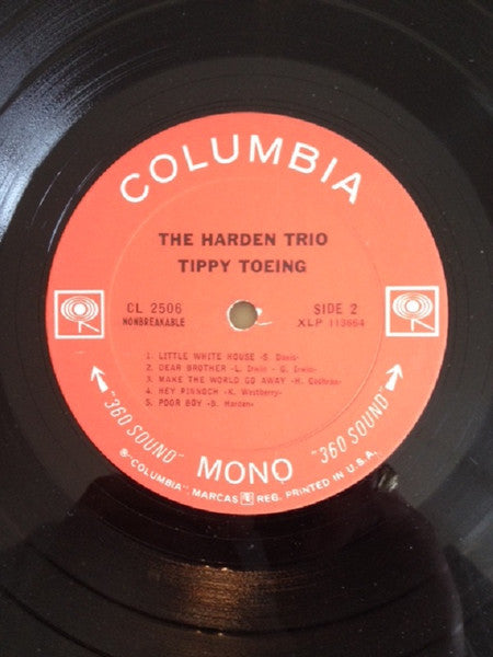 The Harden Trio : Tippy Toeing (LP, Mono)