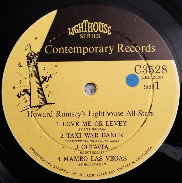 Howard Rumsey's Lighthouse All-Stars : Music For Lighthousekeeping (LP, Album, Mono)
