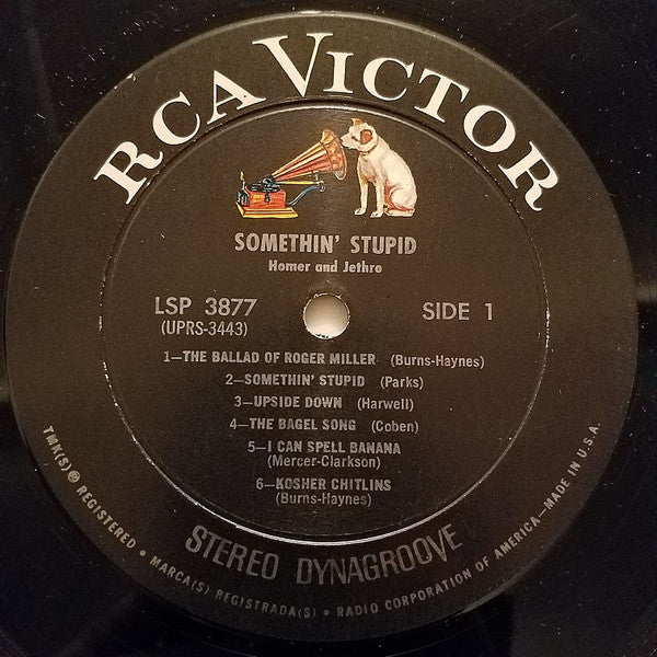 Homer And Jethro : Somethin' Stupid (LP, Album, Hol)
