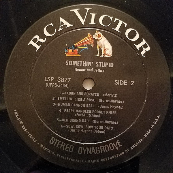 Homer And Jethro : Somethin' Stupid (LP, Album, Hol)