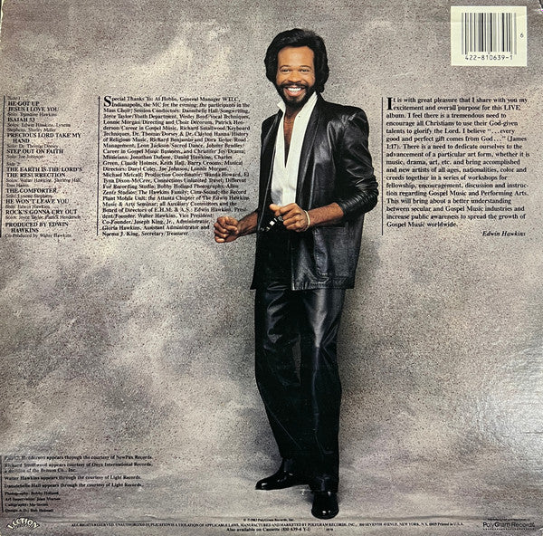 Edwin Hawkins Music & Arts Seminar Mass Choir*, Edwin Hawkins : Edwin Hawkins Music & Arts Seminar Mass Choir (LP, Album, 72 )