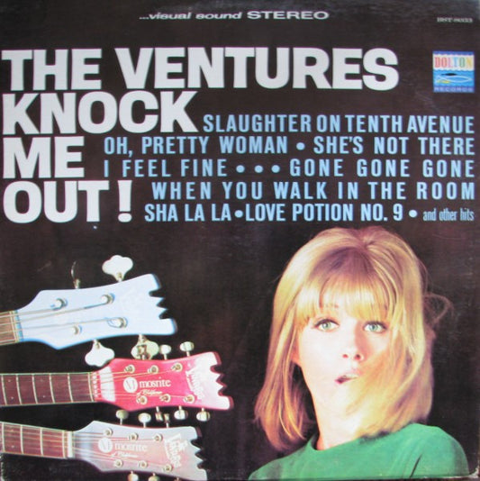 The Ventures : Knock Me Out! (LP, Album, Ter)