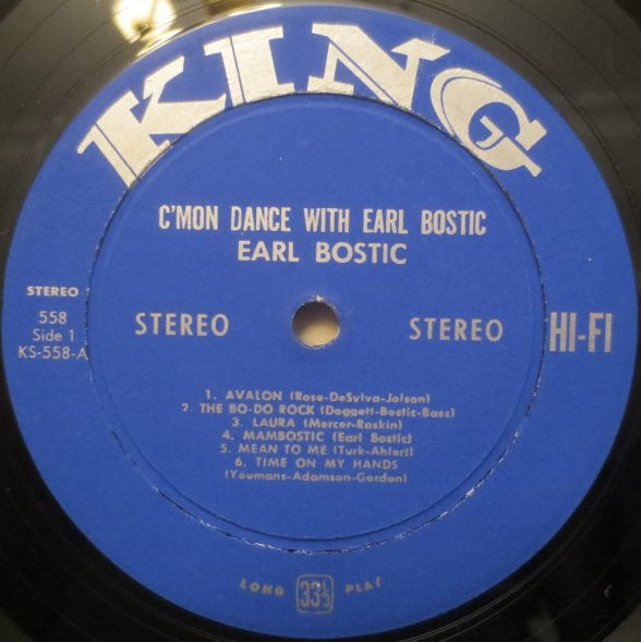 Earl Bostic : C'mon and Dance With Earl Bostic (LP, Album, RE)