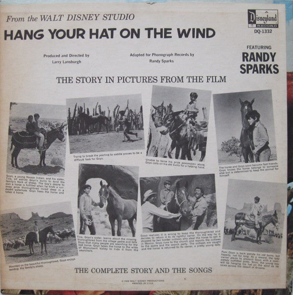 Randy Sparks : Hang Your Hat On The Wind (LP, Album)
