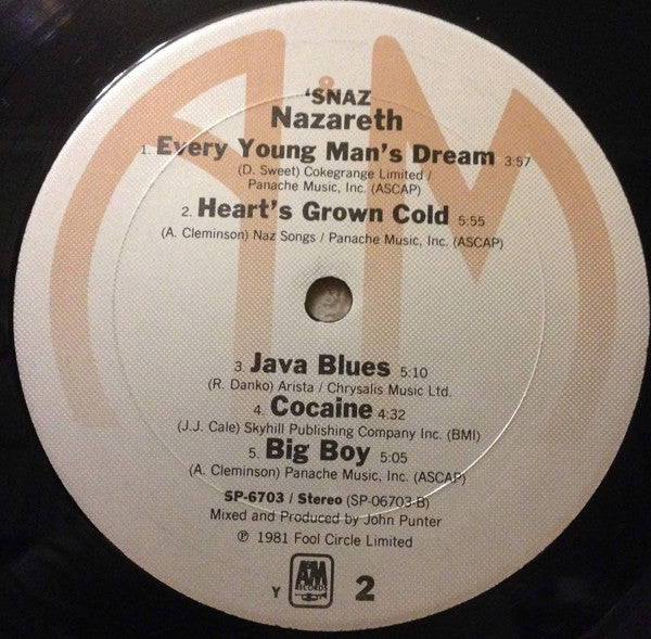 Nazareth (2) : 'Snaz (2xLP, Album, Ter)