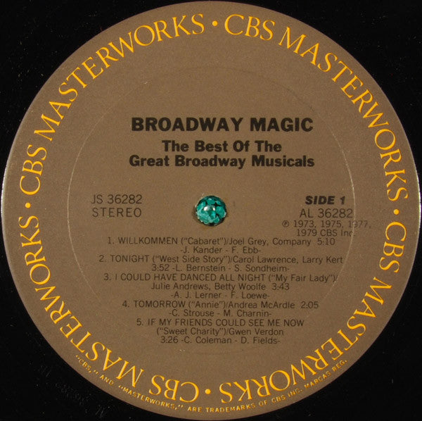 Various : Broadway Magic: The Best Of The Great Broadway Musicals (LP, Comp)