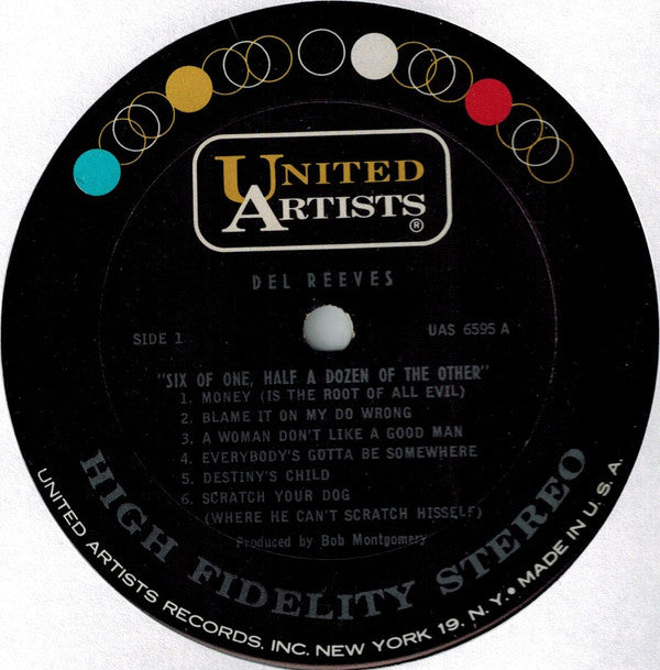 Del Reeves : Six Of One, Half A Dozen Of The Other (LP, Ter)
