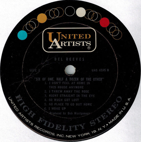 Del Reeves : Six Of One, Half A Dozen Of The Other (LP, Ter)