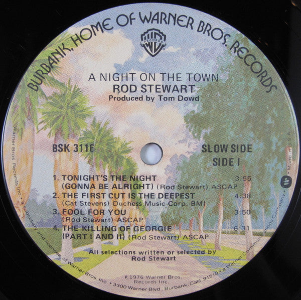 Rod Stewart : A Night On The Town (LP, Album, RE)