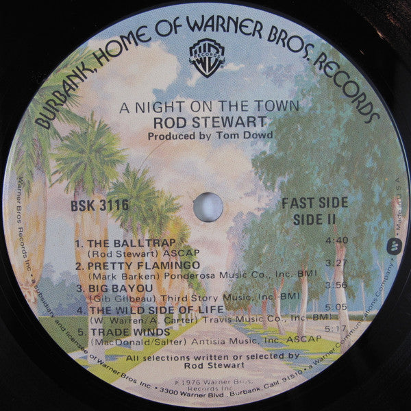 Rod Stewart : A Night On The Town (LP, Album, RE)