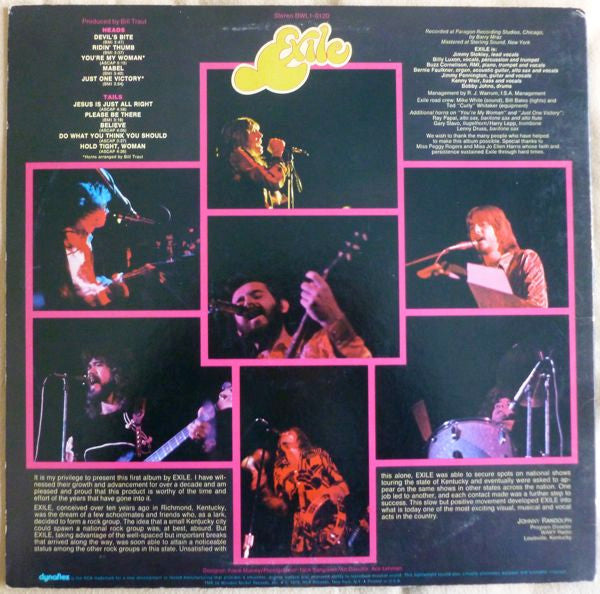 Exile (7) : Exile (LP, Album)