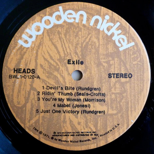 Exile (7) : Exile (LP, Album)