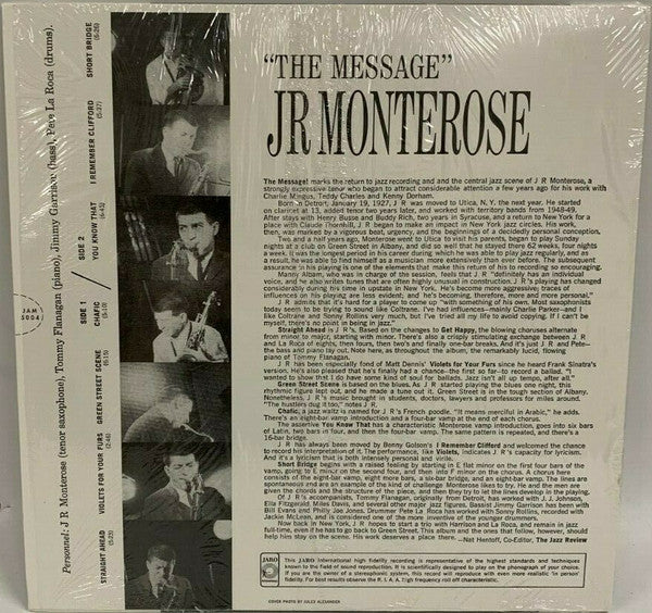 JR Monterose* : The Message (LP, Album, Mono, RE, Sco)