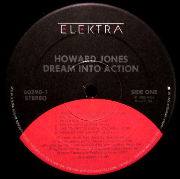 Howard Jones : Dream Into Action (LP, Album, Spe)