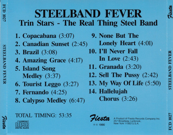 Trin Stars : Steel Band Fever (CD, Album)