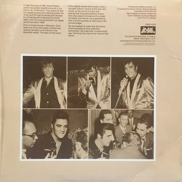 Elvis Presley : The King Speaks, An Interview With Elvis Presley (LP)