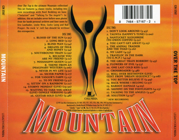 Mountain : Over The Top (2xCD, Comp)