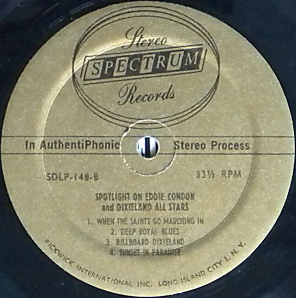 Eddie Condon & Dixieland All Stars* : Spotlight On Eddie Condon (LP)