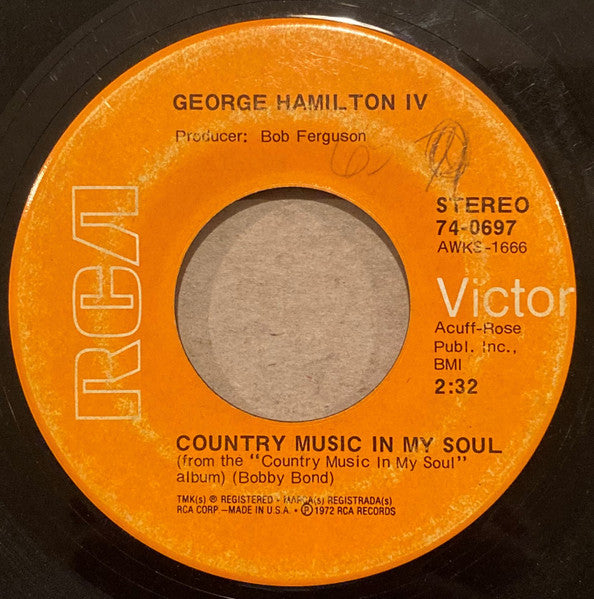 George Hamilton IV : The Child's Song (7", Single)