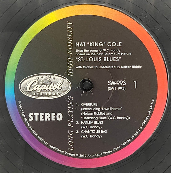 Nat 'King' Cole* : St. Louis Blues (2xLP, Album, RE, RM, 180)