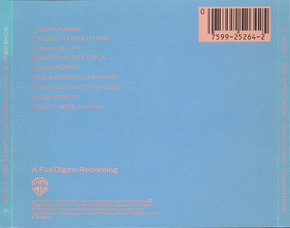 Dire Straits : Brothers In Arms (CD, Album, Mat)