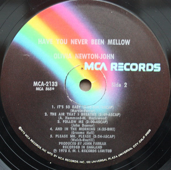 Olivia Newton-John : Have You Never Been Mellow (LP, Album, Glo)