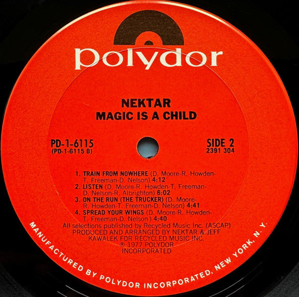 Nektar : Magic Is A Child (LP, Album, Pit)