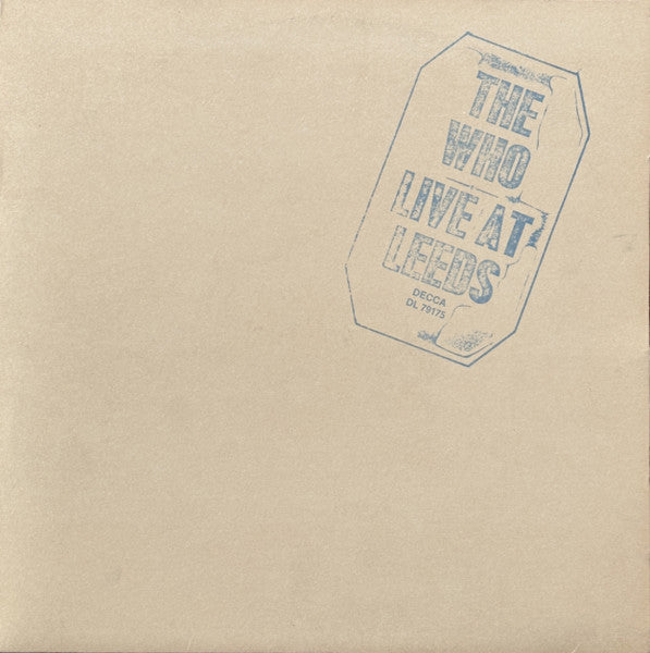 The Who : Live At Leeds (LP, Album, Glo)