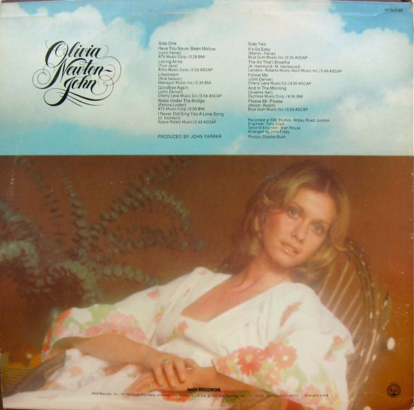 Olivia Newton-John : Have You Never Been Mellow (LP, Album, Pin)