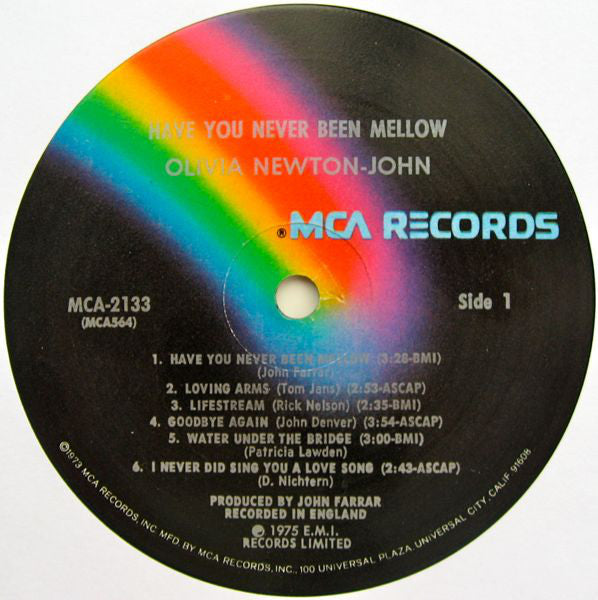 Olivia Newton-John : Have You Never Been Mellow (LP, Album, Pin)