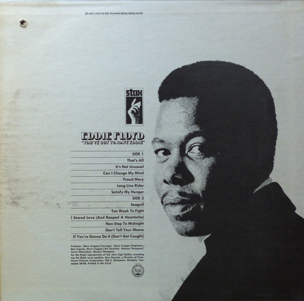 Eddie Floyd : You've Got To Have Eddie (LP, Album, Mon)