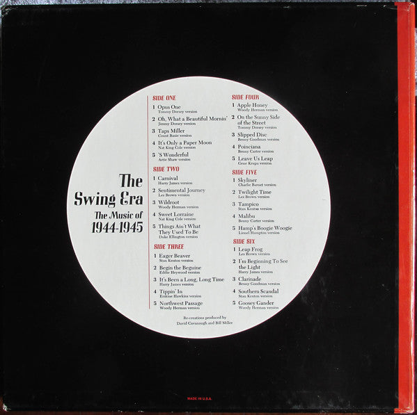Various : The Swing Era: The Music Of 1944-1945: The Golden Age Of Network Radio (3xLP, Comp + Box)