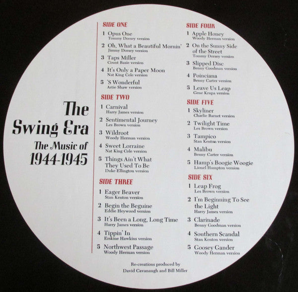 Various : The Swing Era: The Music Of 1944-1945: The Golden Age Of Network Radio (3xLP, Comp + Box)