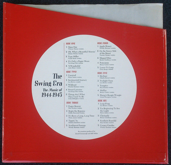 Various : The Swing Era: The Music Of 1944-1945: The Golden Age Of Network Radio (3xLP, Comp + Box)
