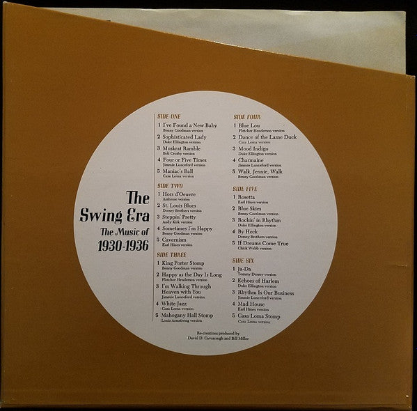 Various : The Swing Era: The Music Of 1930-1936: Wonderful Times: Making A Lot Out Of A Little (3xLP, Comp + Box)