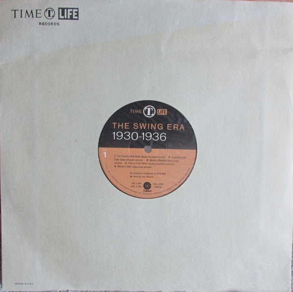 Various : The Swing Era: The Music Of 1930-1936: Wonderful Times: Making A Lot Out Of A Little (3xLP, Comp + Box)