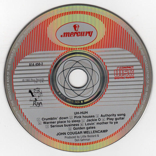 John Cougar Mellencamp : Uh-Huh (CD, Album, RE)