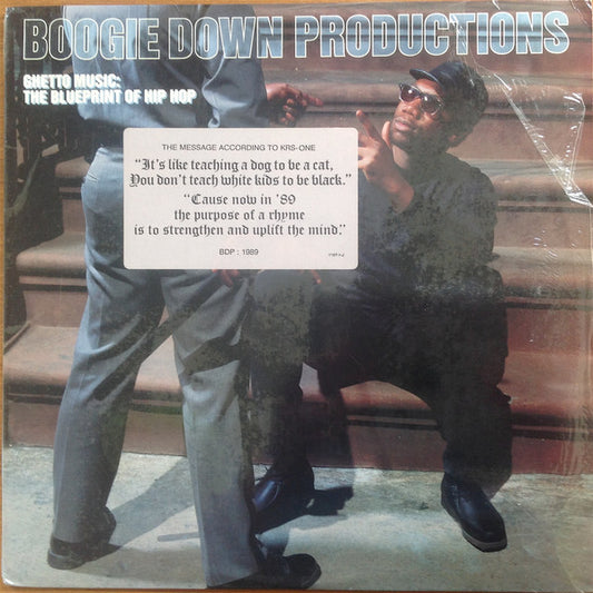 Boogie Down Productions : Ghetto Music: The Blueprint Of Hip Hop (LP, Album)