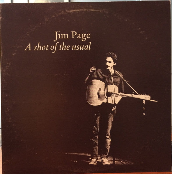 Jim Page : A Shot Of The Usual (LP, Album)