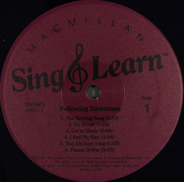 Unknown Artist : Following Directions (LP, Album)