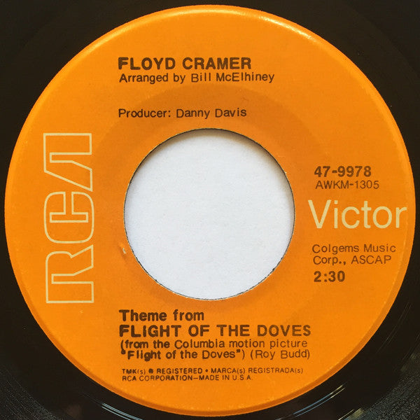 Floyd Cramer : Theme From Flight Of The Doves / Makin' Up (7", Single)