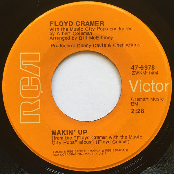 Floyd Cramer : Theme From Flight Of The Doves / Makin' Up (7", Single)