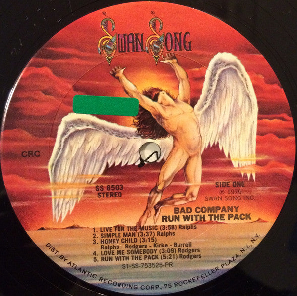 Bad Company (3) : Run With The Pack  (LP, Album, Club, RE, CRC)